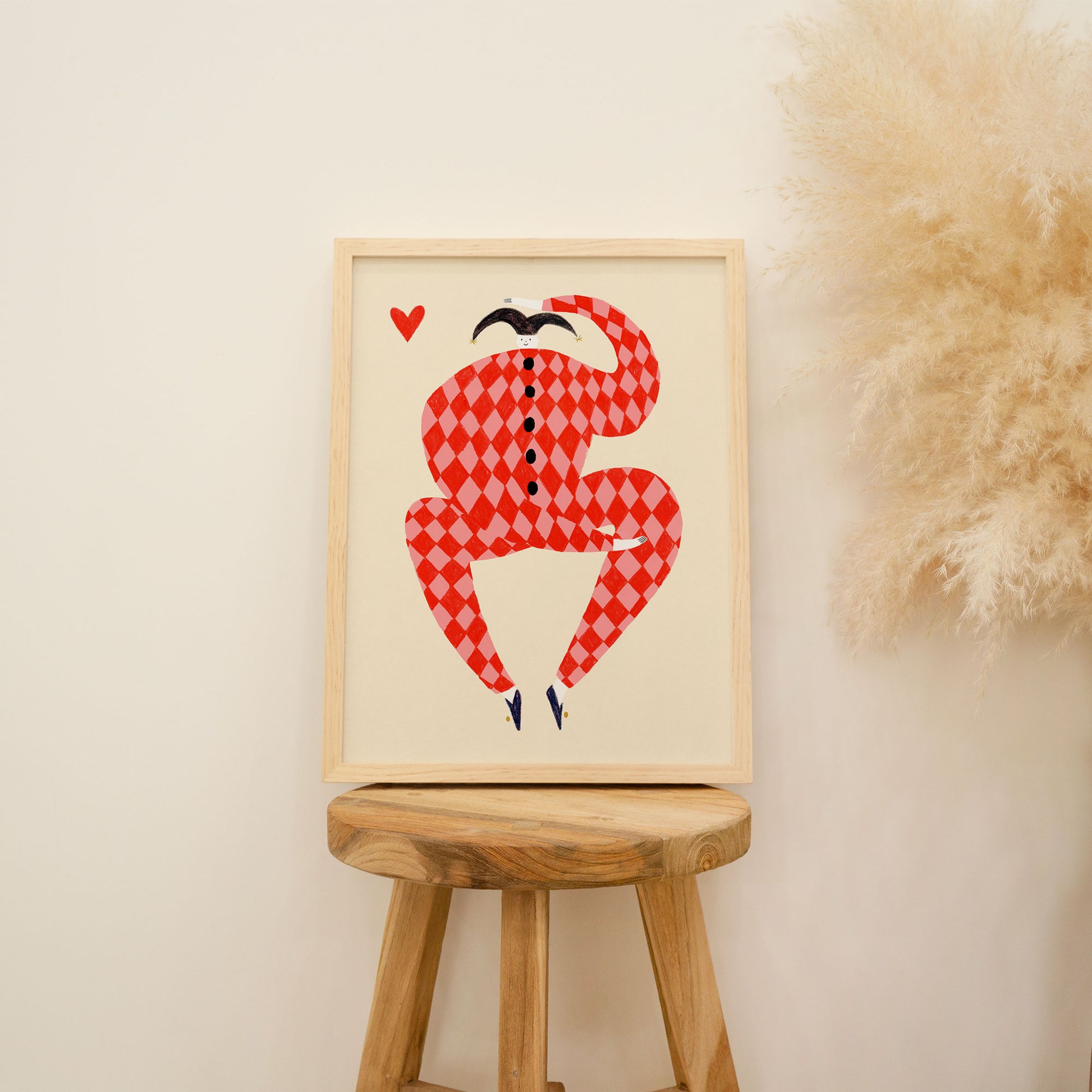 Harlequin Art Print image 1