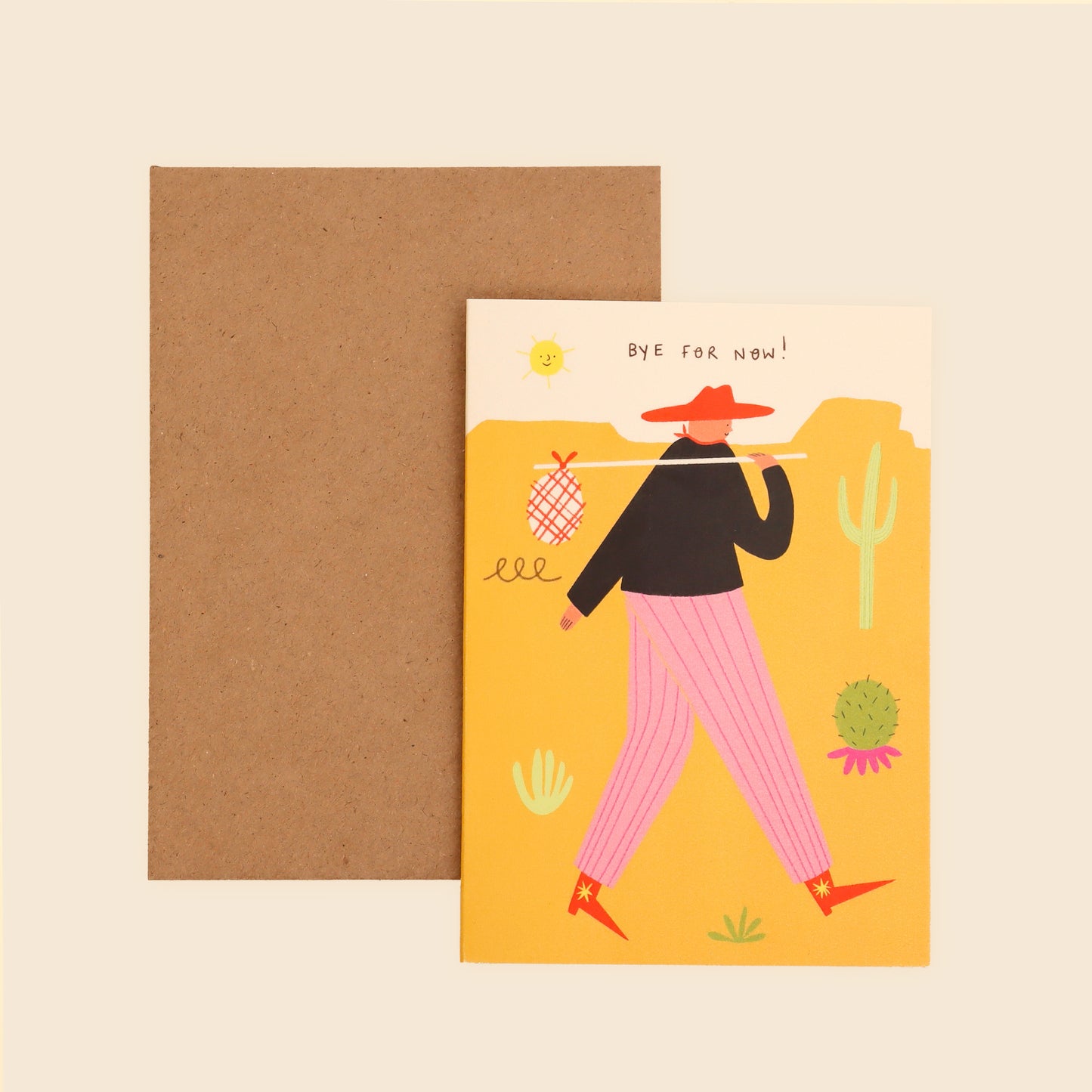 Cowboy Bye For Now Card image 1