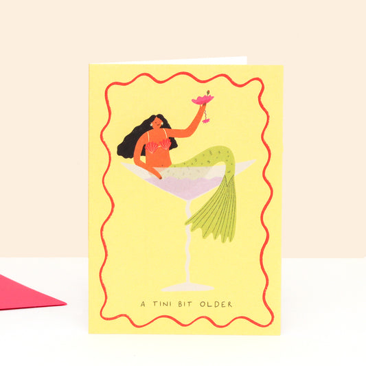 A Tini Bit Older Birthday Card image 0