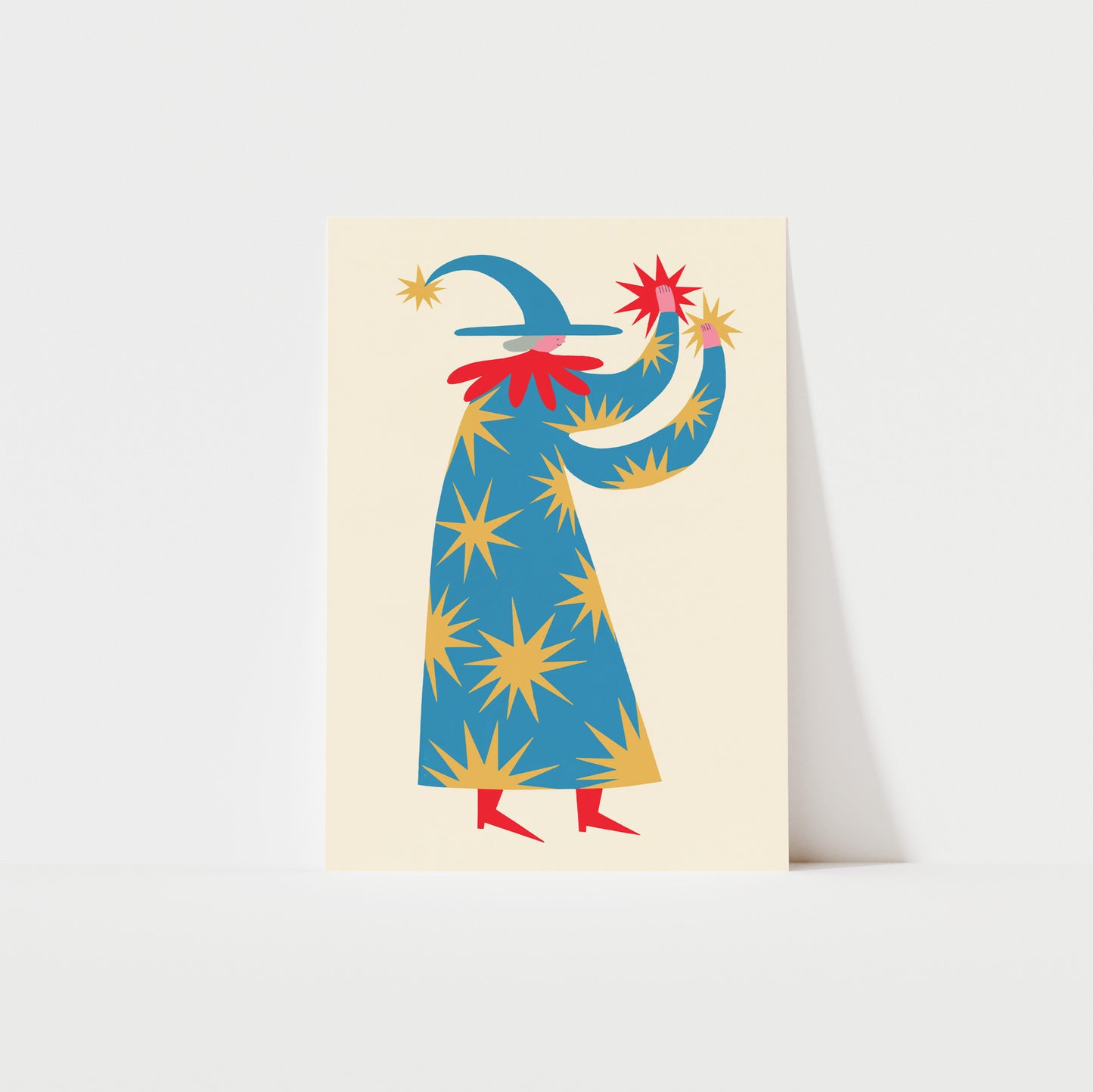 Magical Wizard Character Art Print image 0