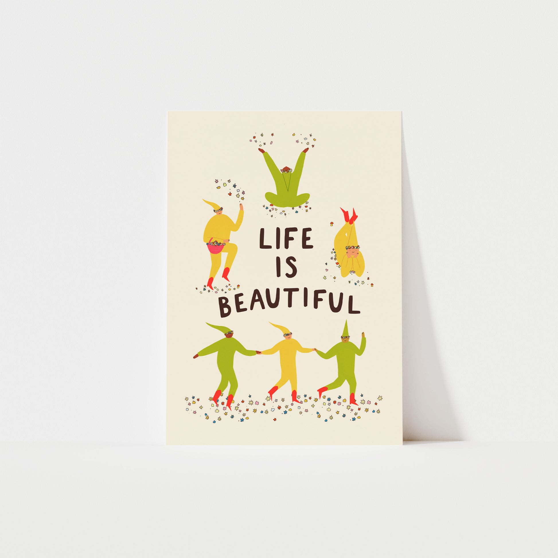Life Is Beautiful Art Print image 0