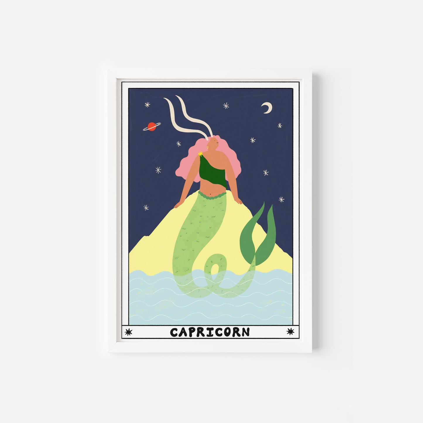 Tarot Capricorn Art Print image 1