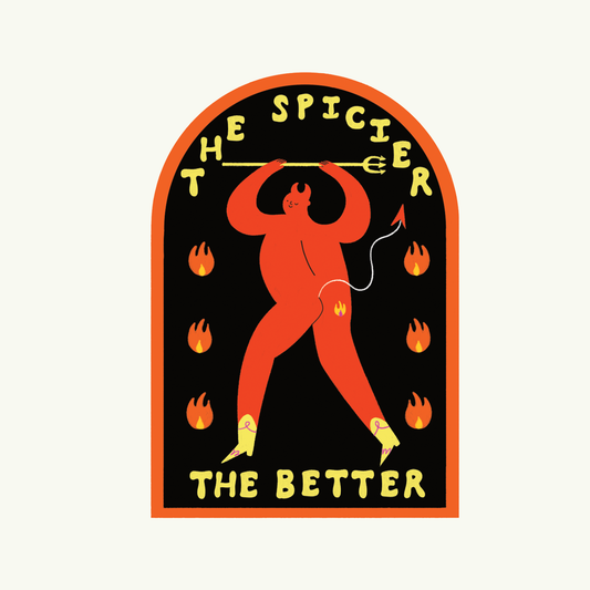 The Spicier The Better Sticker image 0