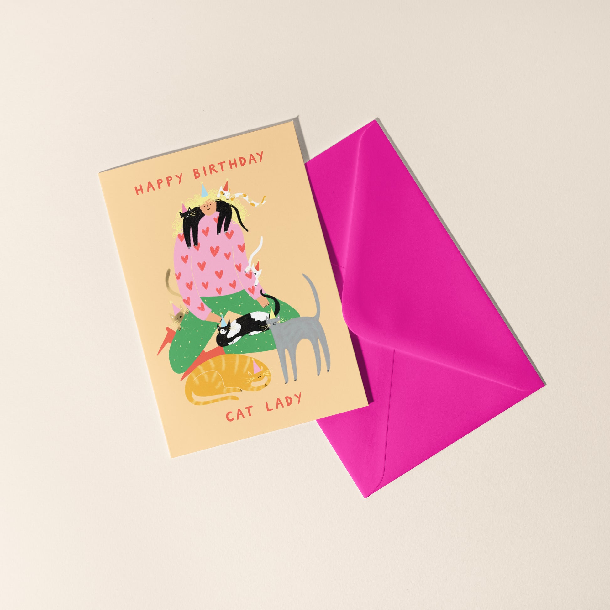 Cat Lady Birthday Card image 1