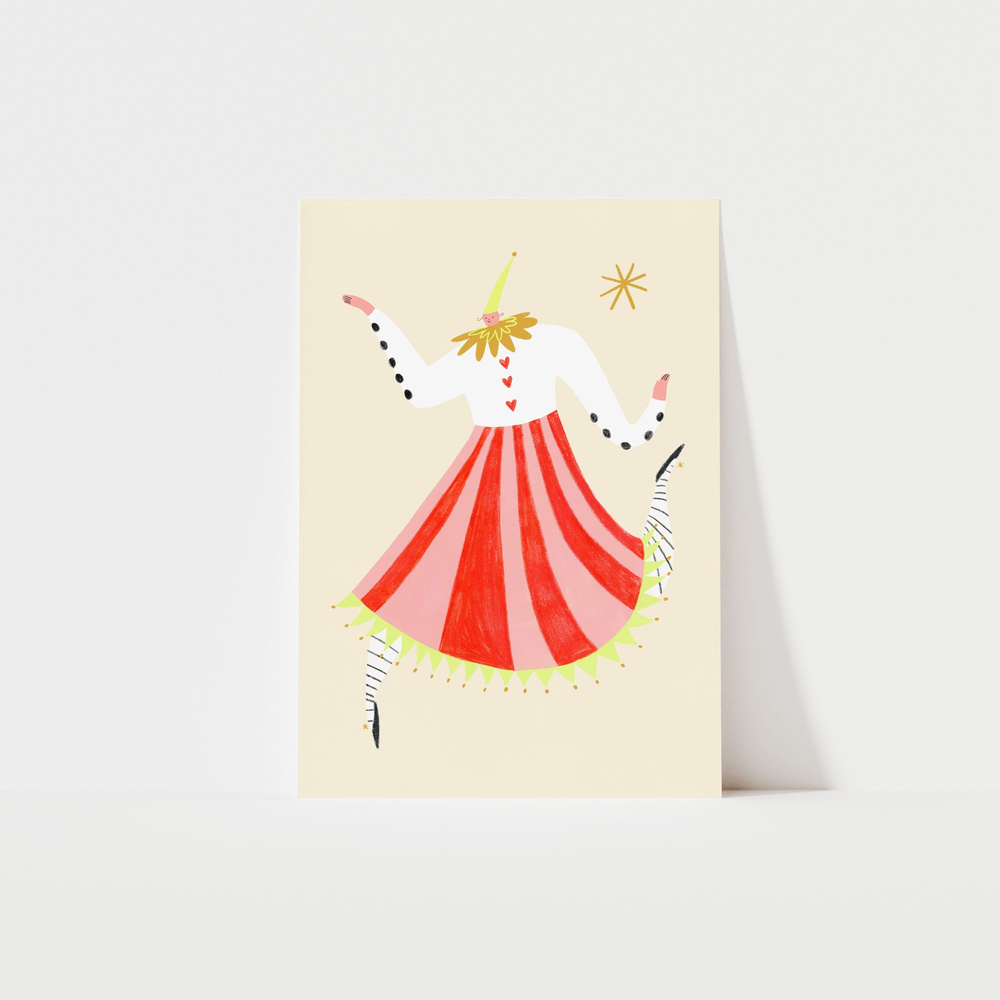 Circus Lady Art Print image 0