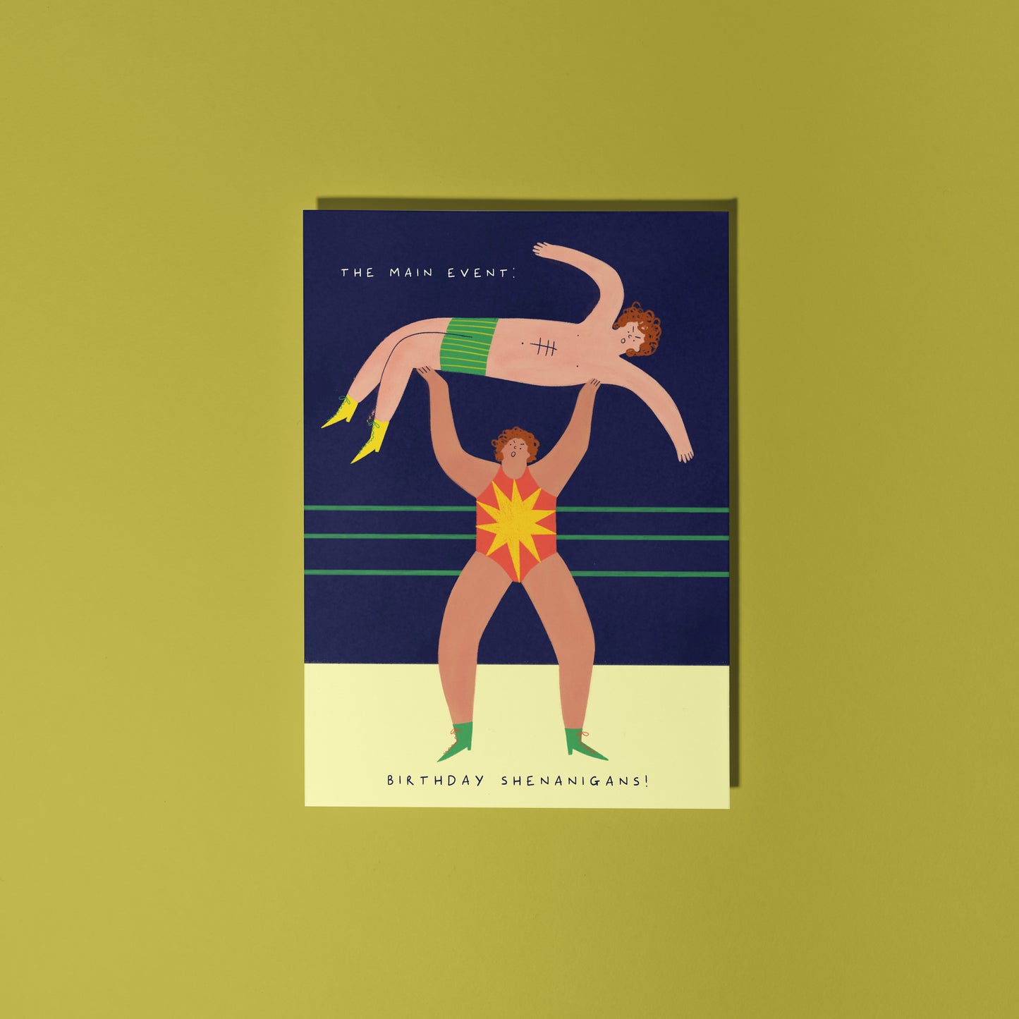 Wrestling Birthday Card image 0