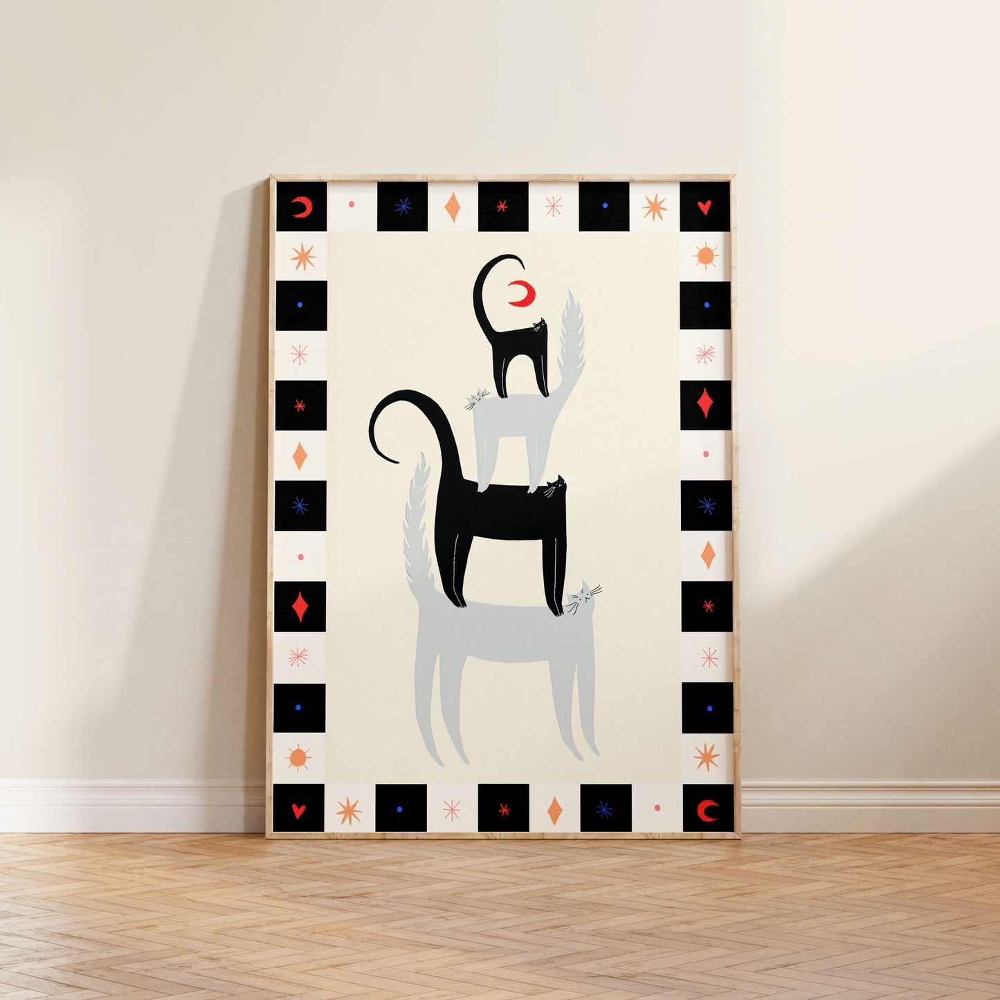 Cat Friends Art Print image 1