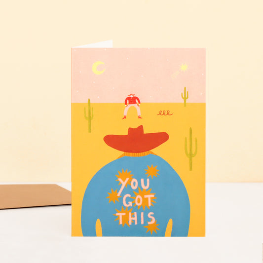 Fast Draw Cowboy You Got This Card image 0