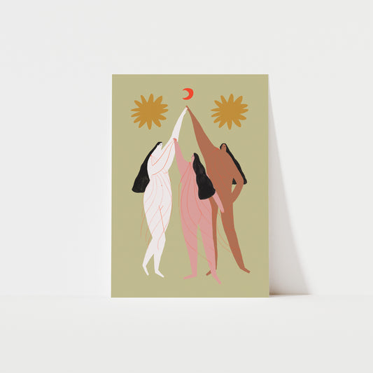 Three Graces Art Print image 0