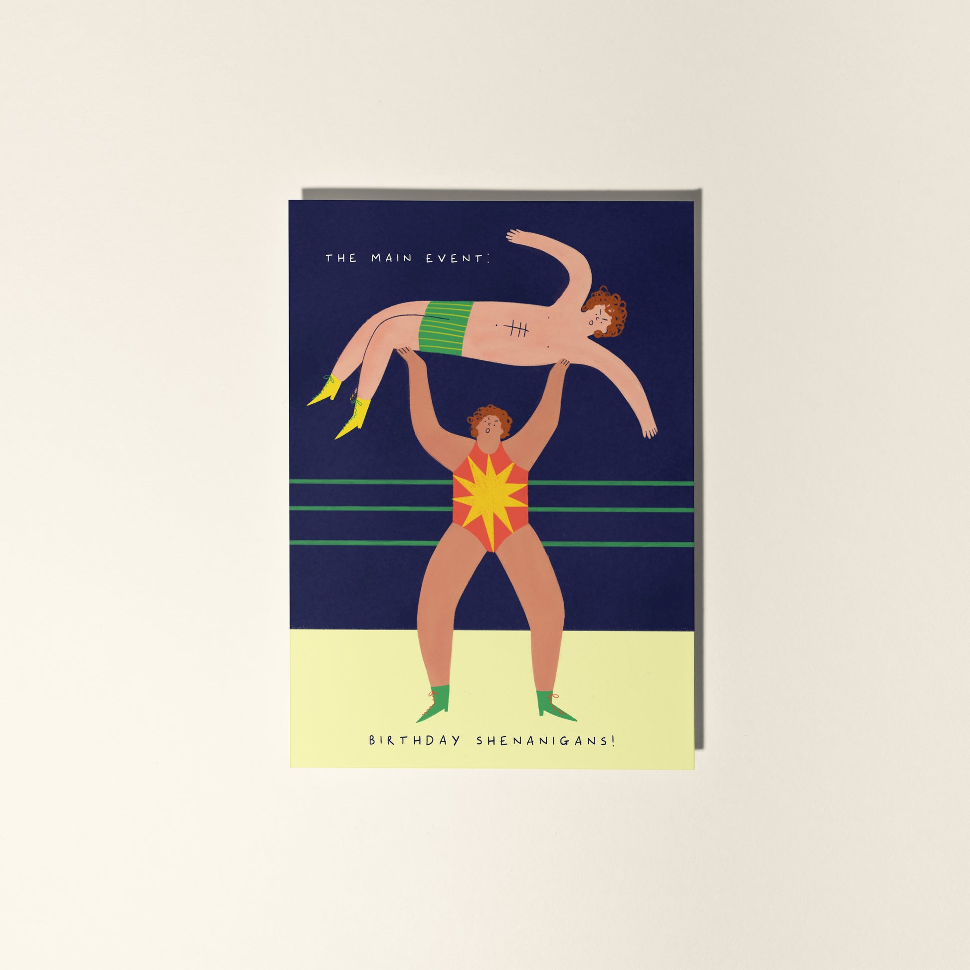 Wrestling Birthday Card image 2