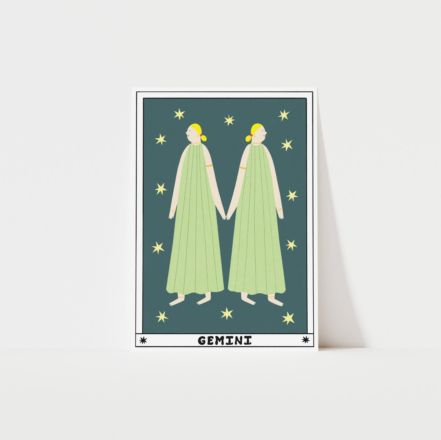 Tarot Gemini Art Print image 0