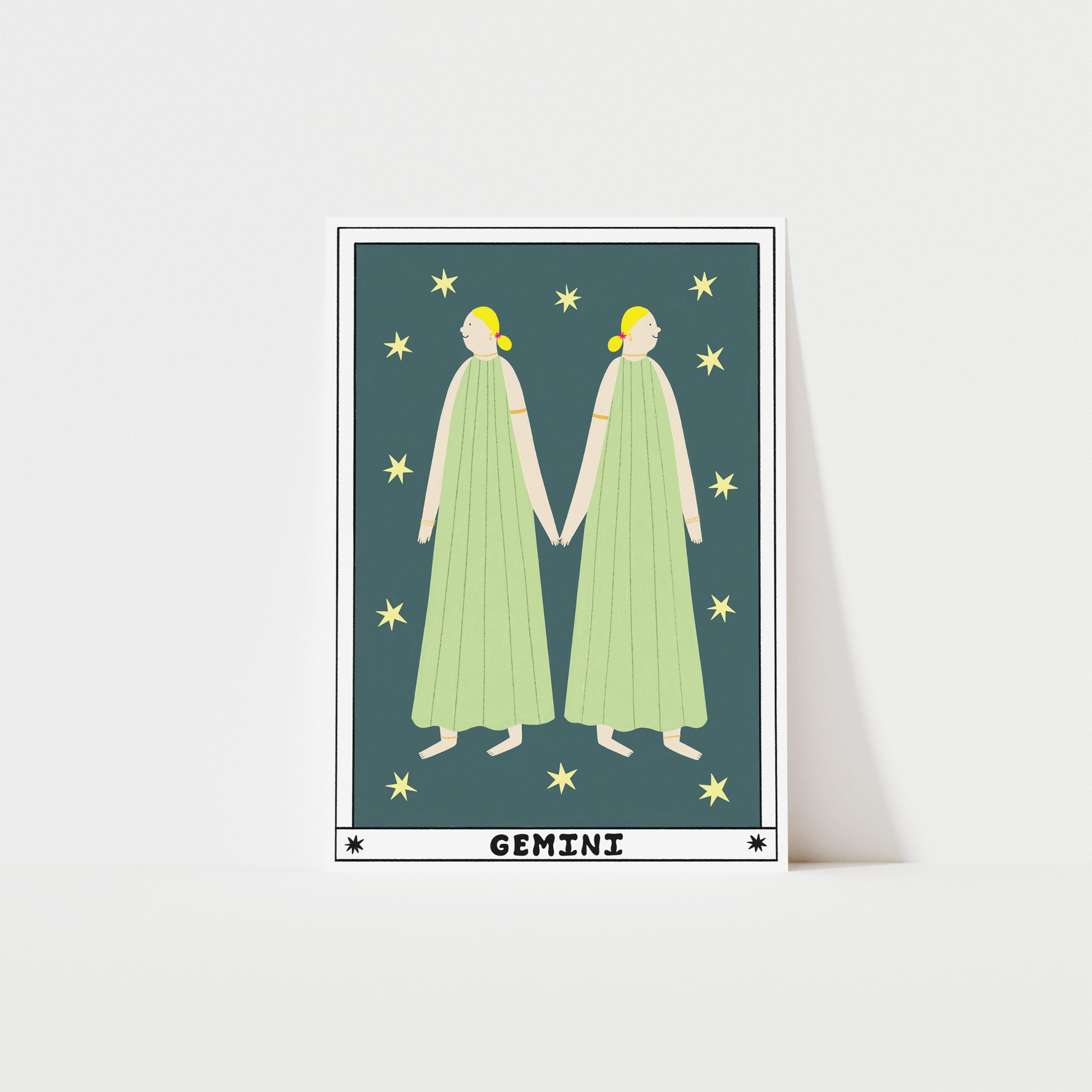 Tarot Gemini Art Print image 0