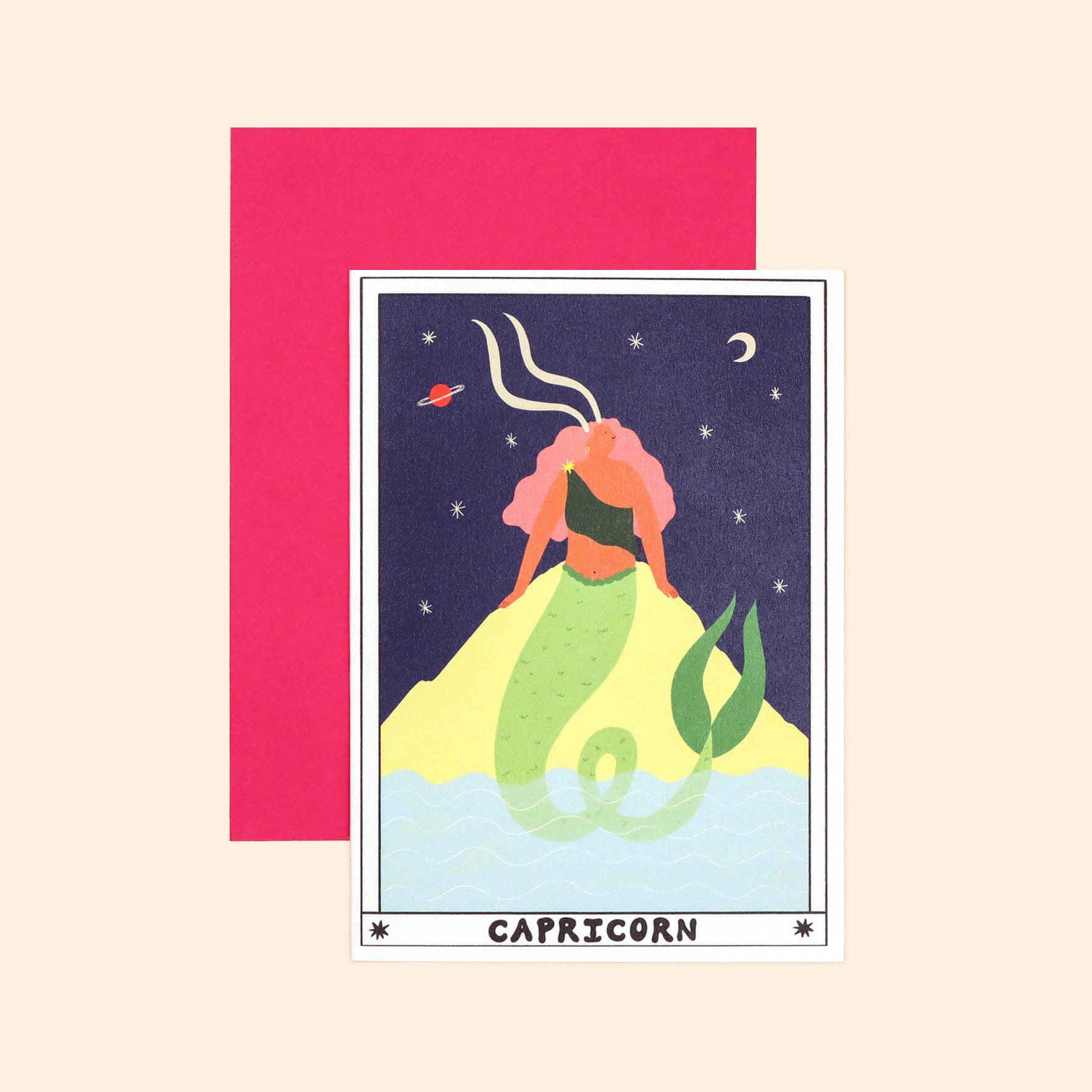 Tarot Capricorn Birthday Card image 1