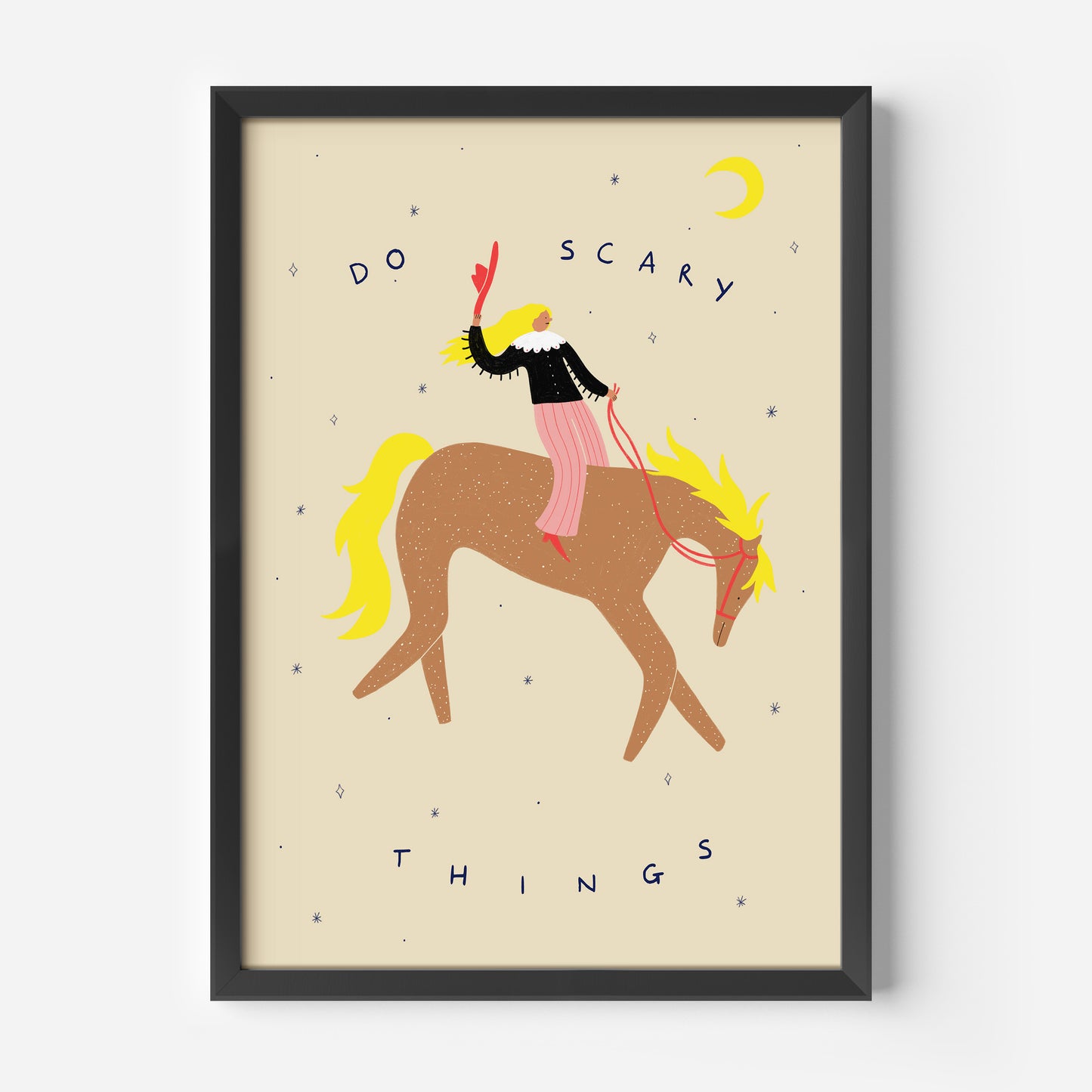 Do Scary Things Art Print image 3