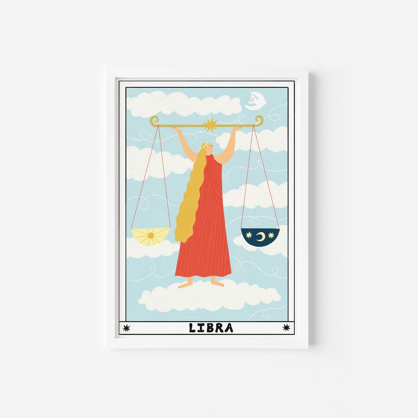 Tarot Libra Art Print image 1