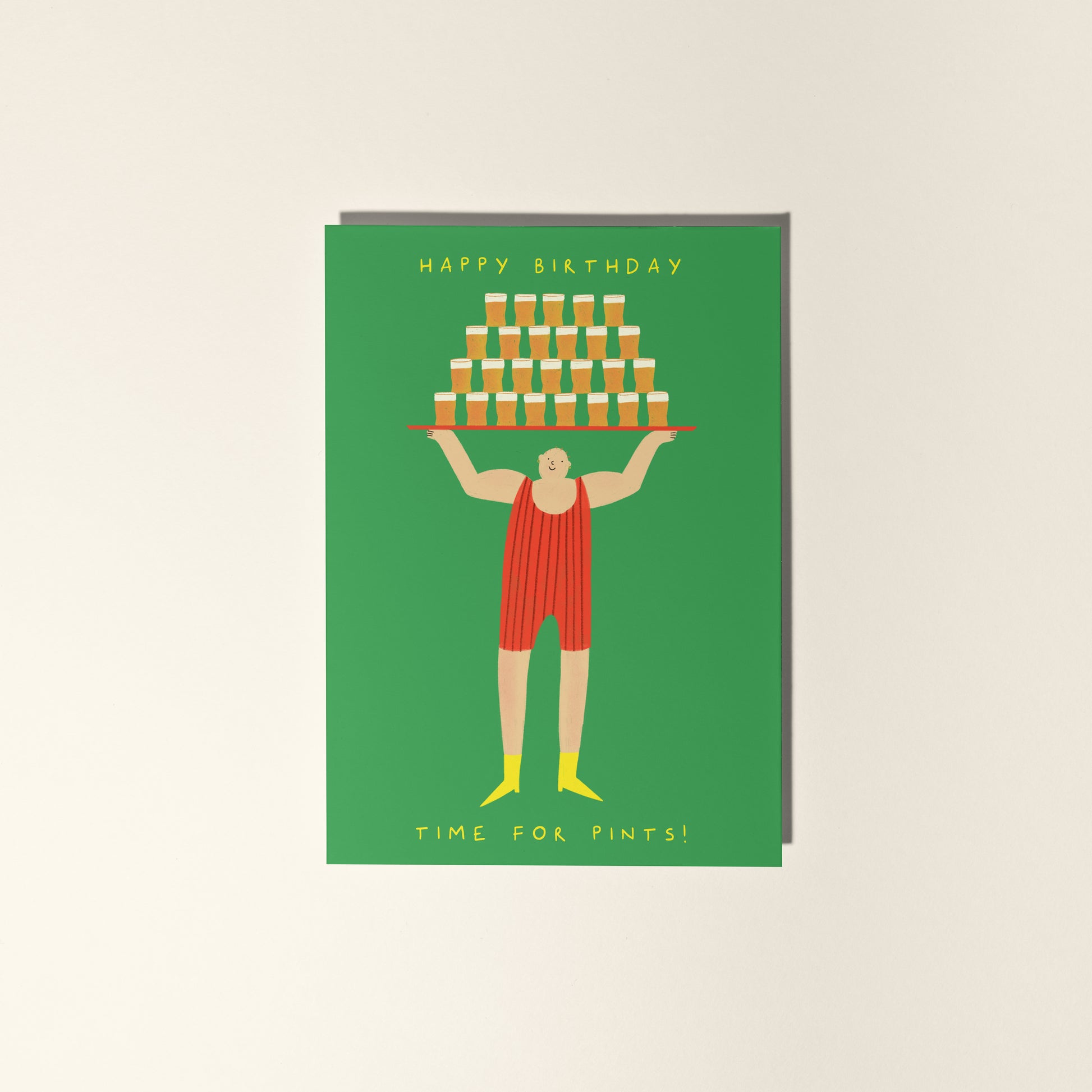 Pint Time Birthday Card image 2