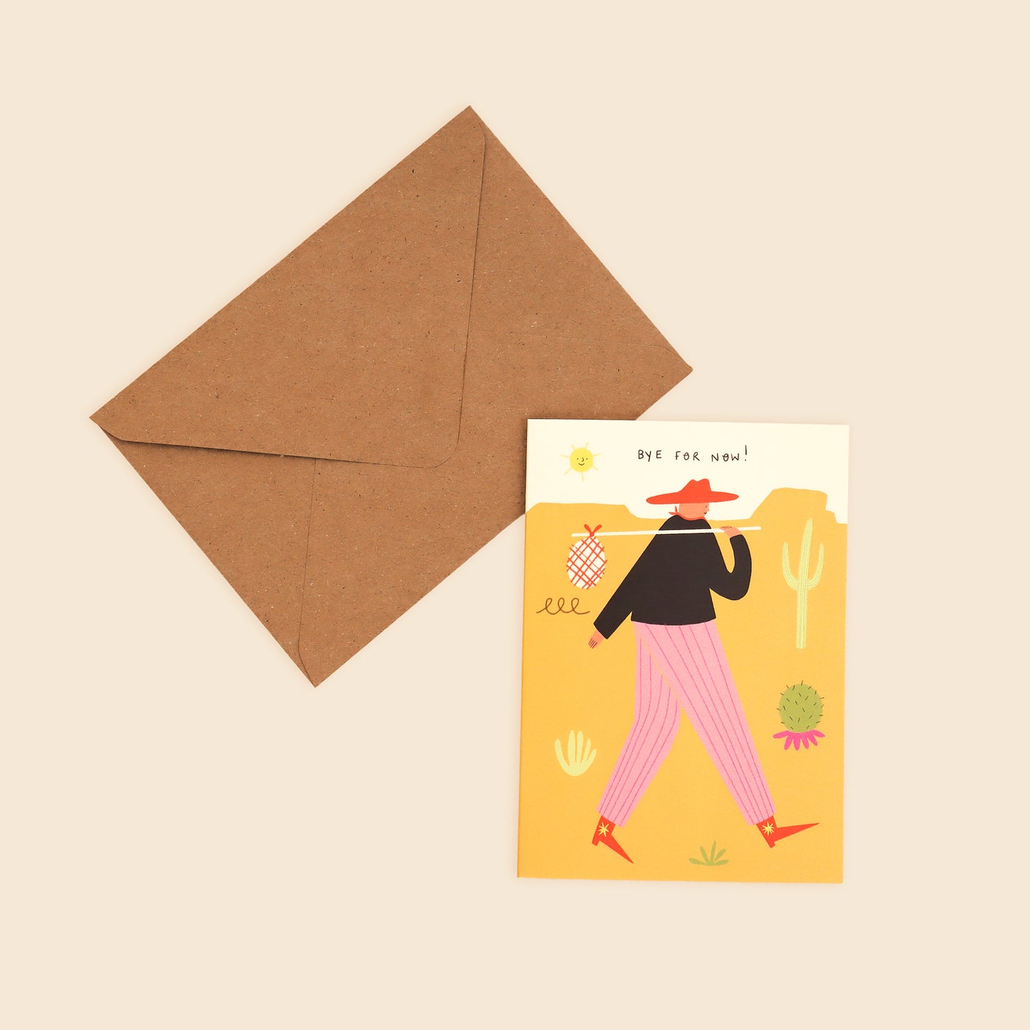 Cowboy Bye For Now Card image 2