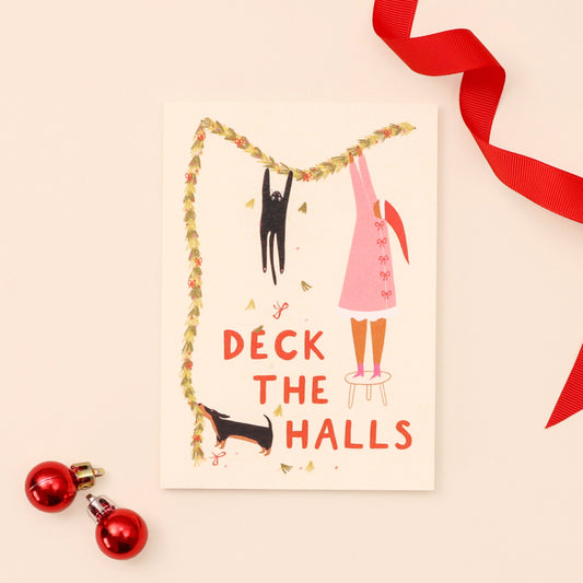 Deck The Halls Christmas Card image 0