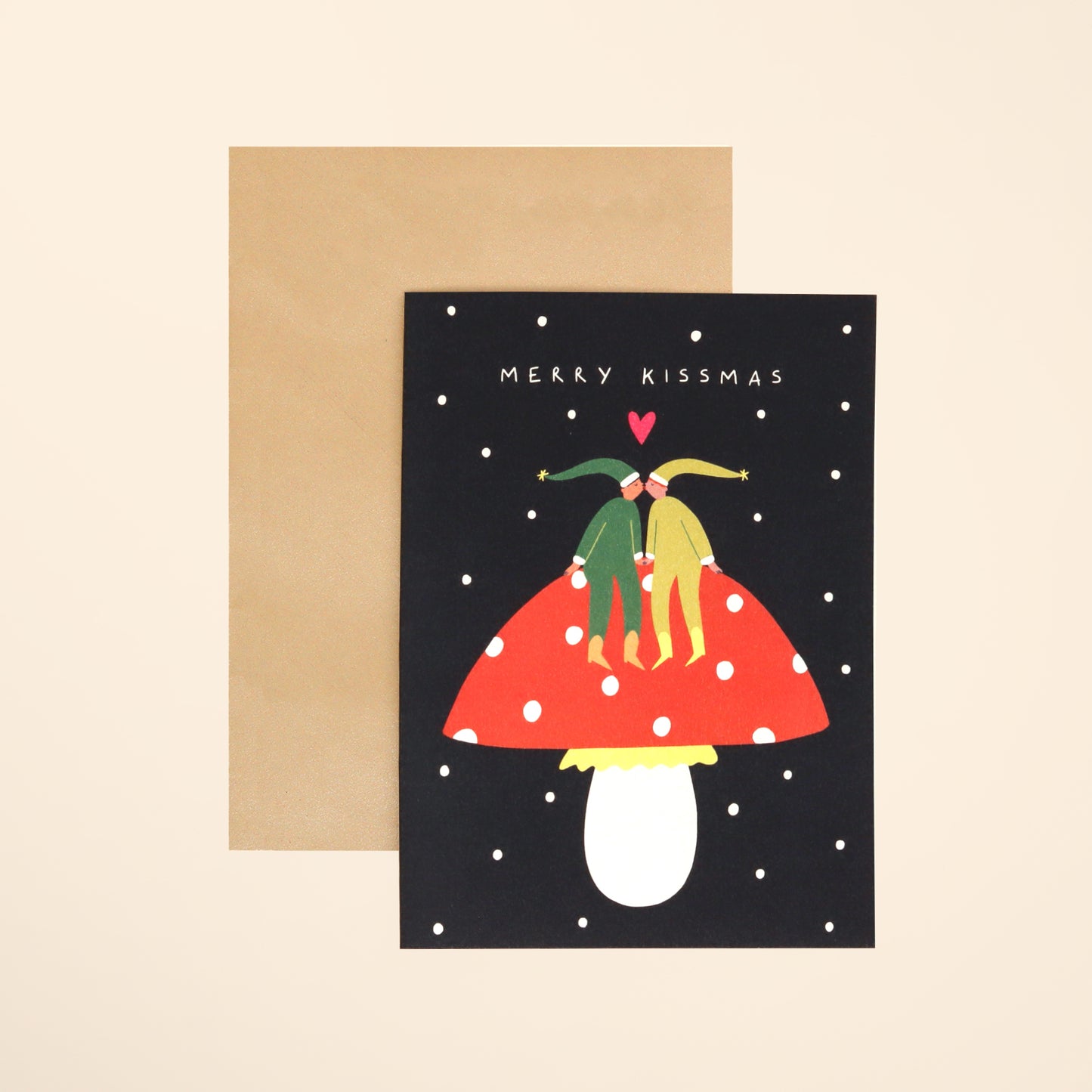 Merry Kissmas Christmas Card image 3