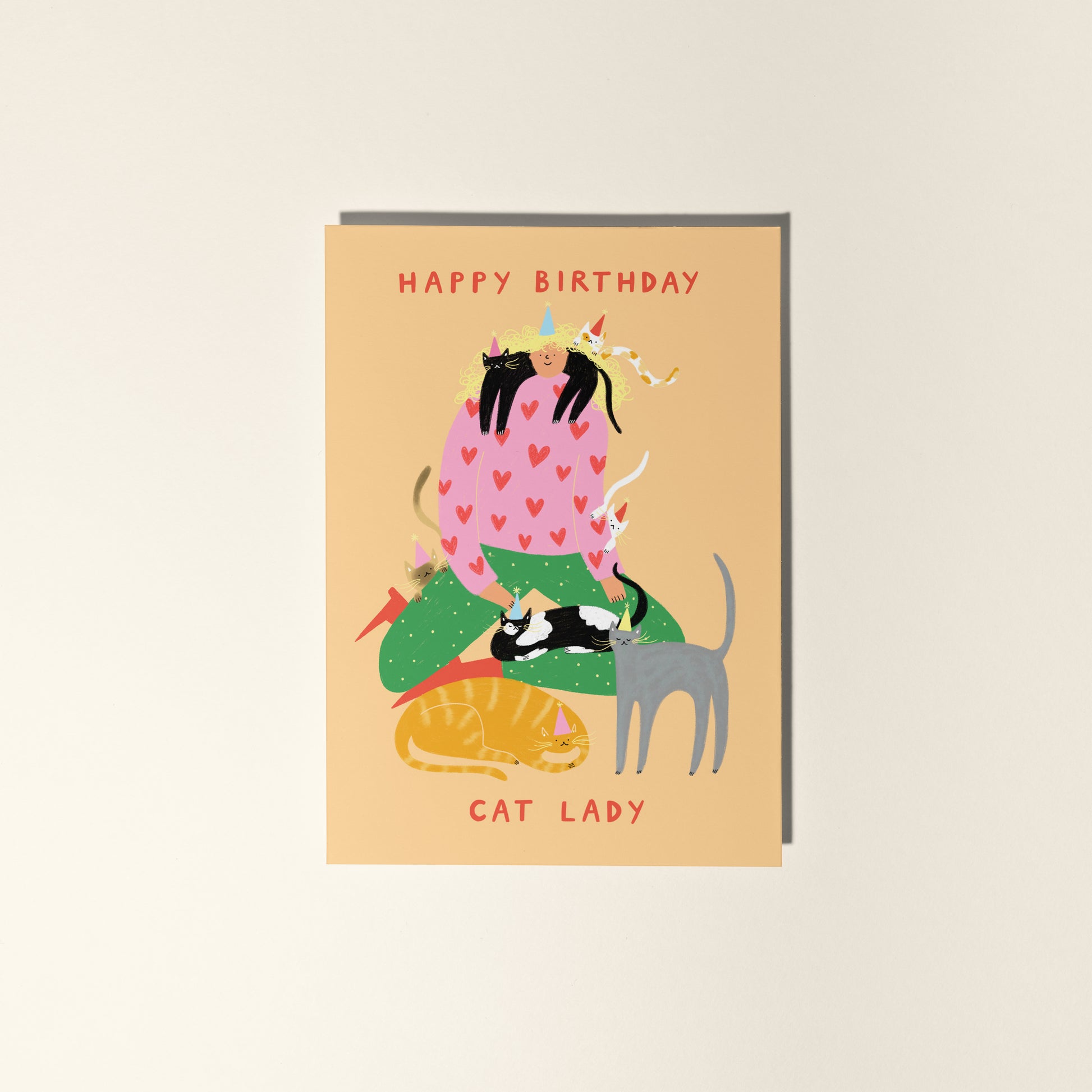 Cat Lady Birthday Card image 2