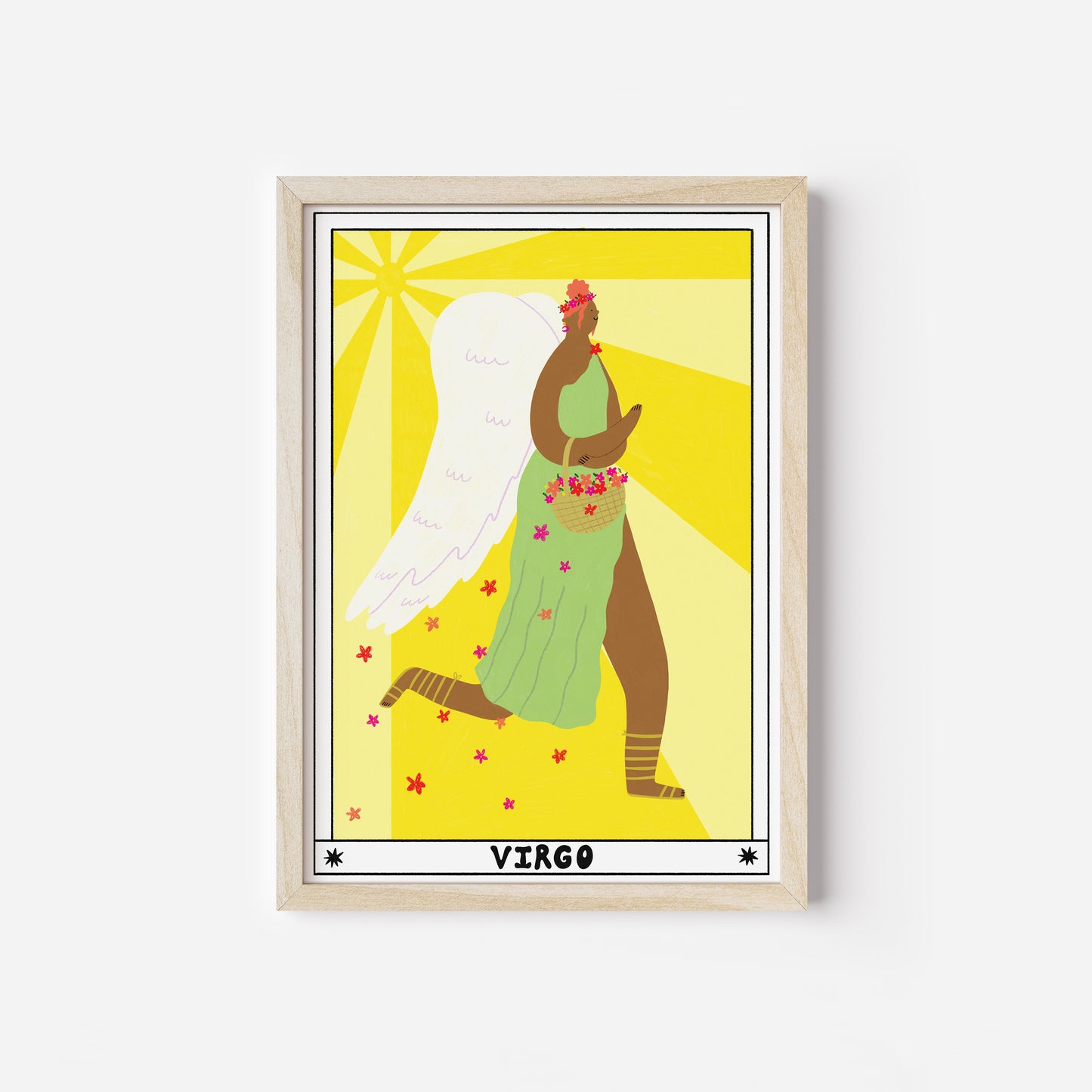 Tarot Virgo Art Print image 1