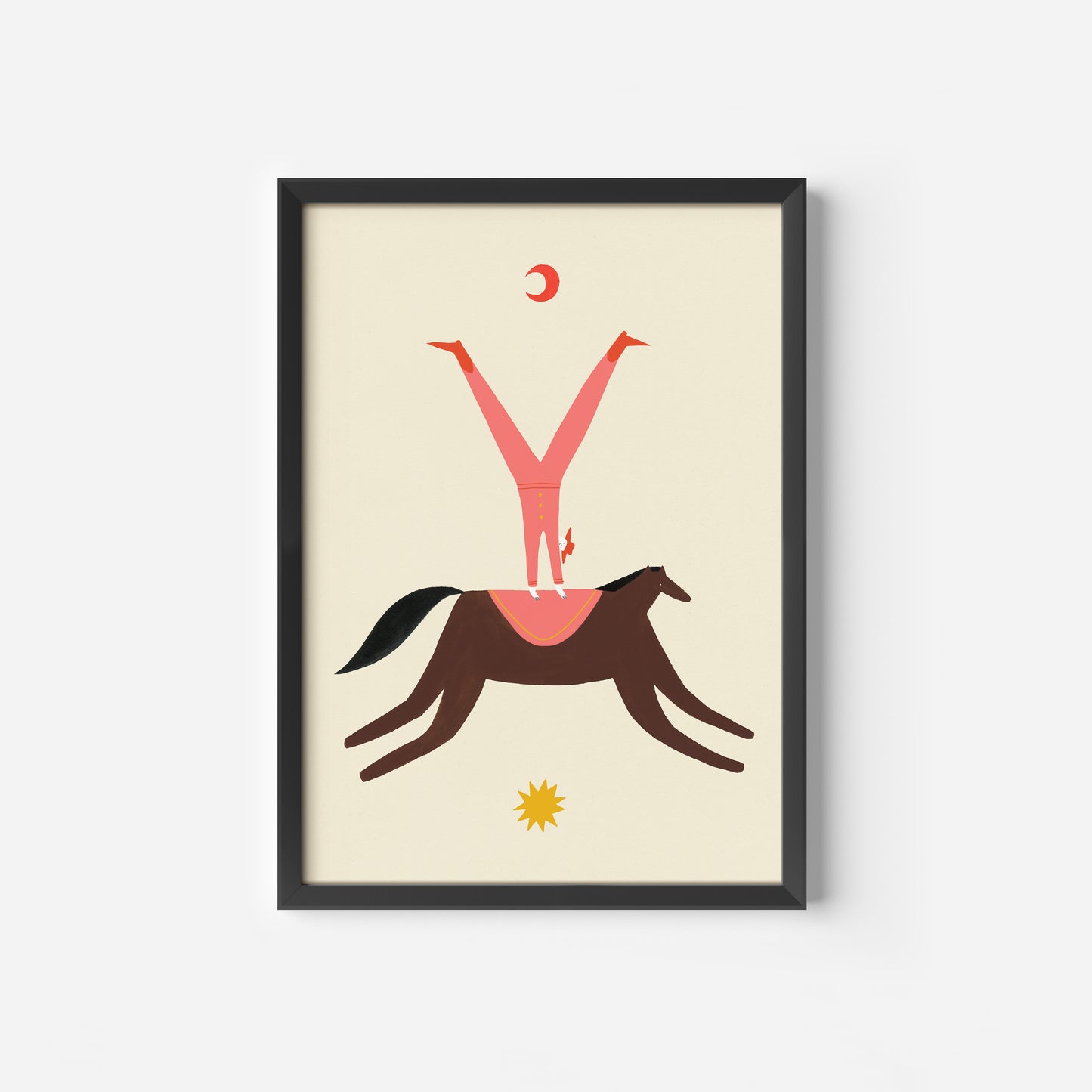 Show Jumping Cowboy Print image 9