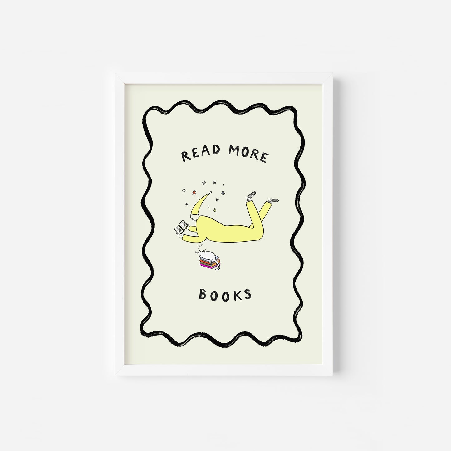 Read More Books Art Print image 7