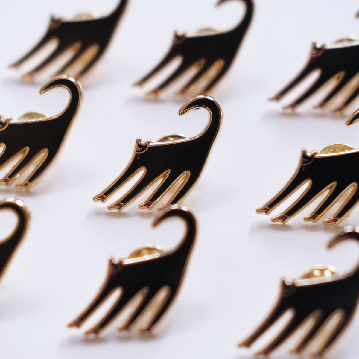 Black Cat Pin