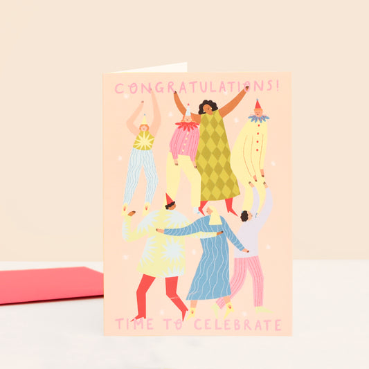 Time To Celebrate Congratulations Card image 0