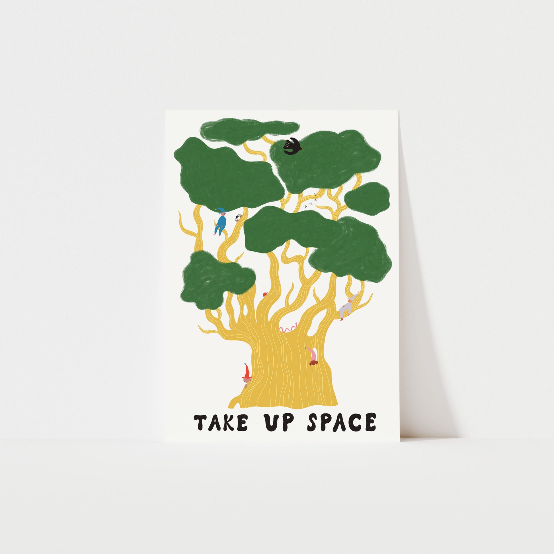 Oak Tree Take Up Space Art Print image 0