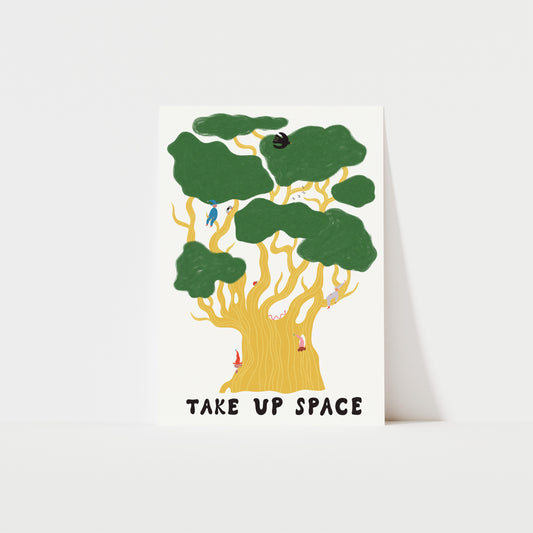 Oak Tree Take Up Space Art Print image 0