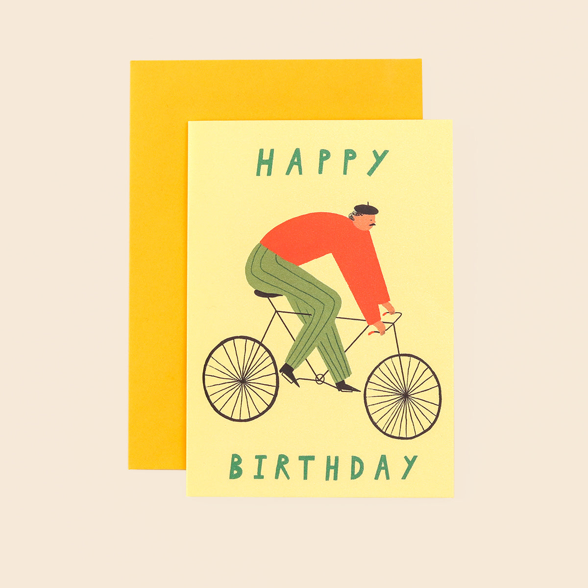 Cyclist Happy Birthday Card image 0