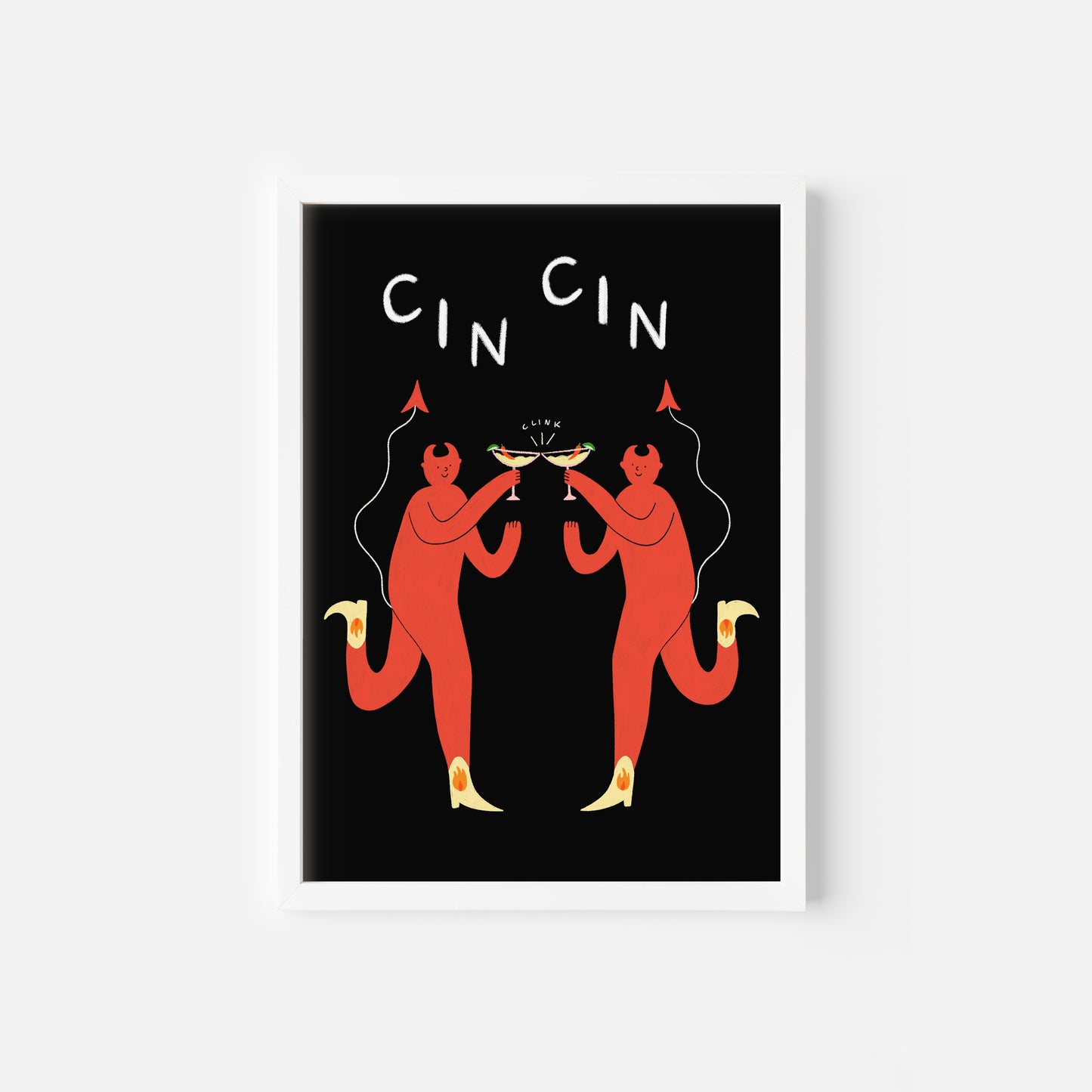 Devil Spicy Margherita Art Print image 1