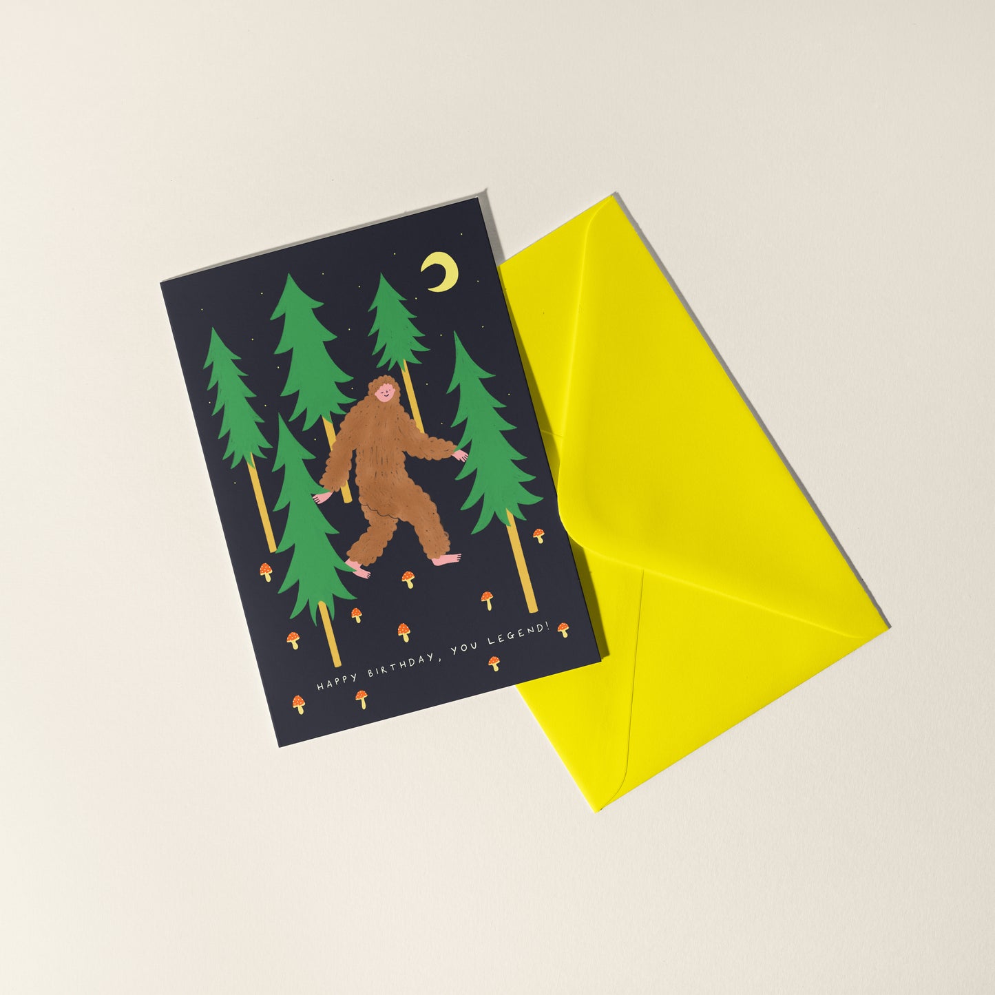 Bigfoot Legendary Birthday Card image 1
