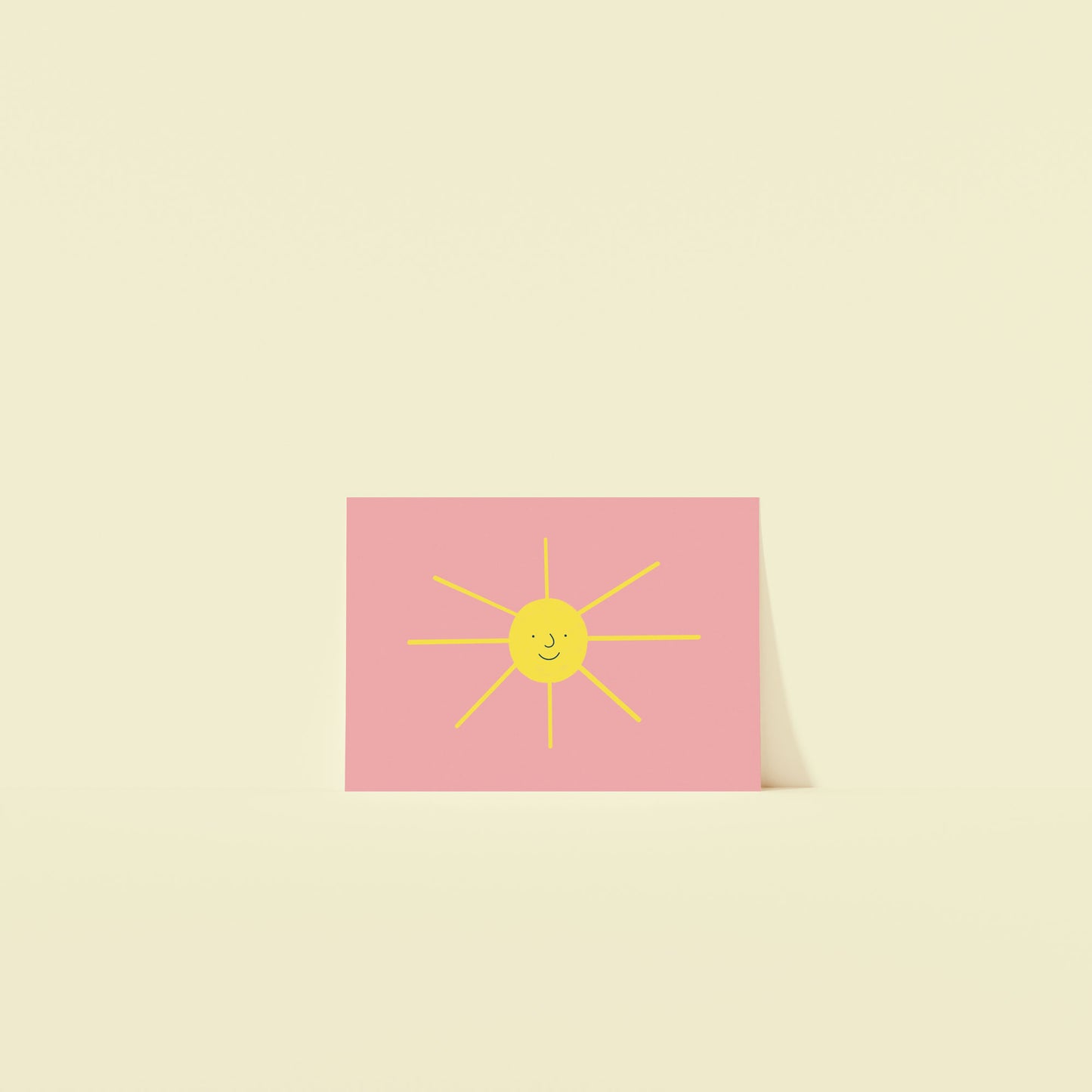 Happy Sun Postcard Print image 0