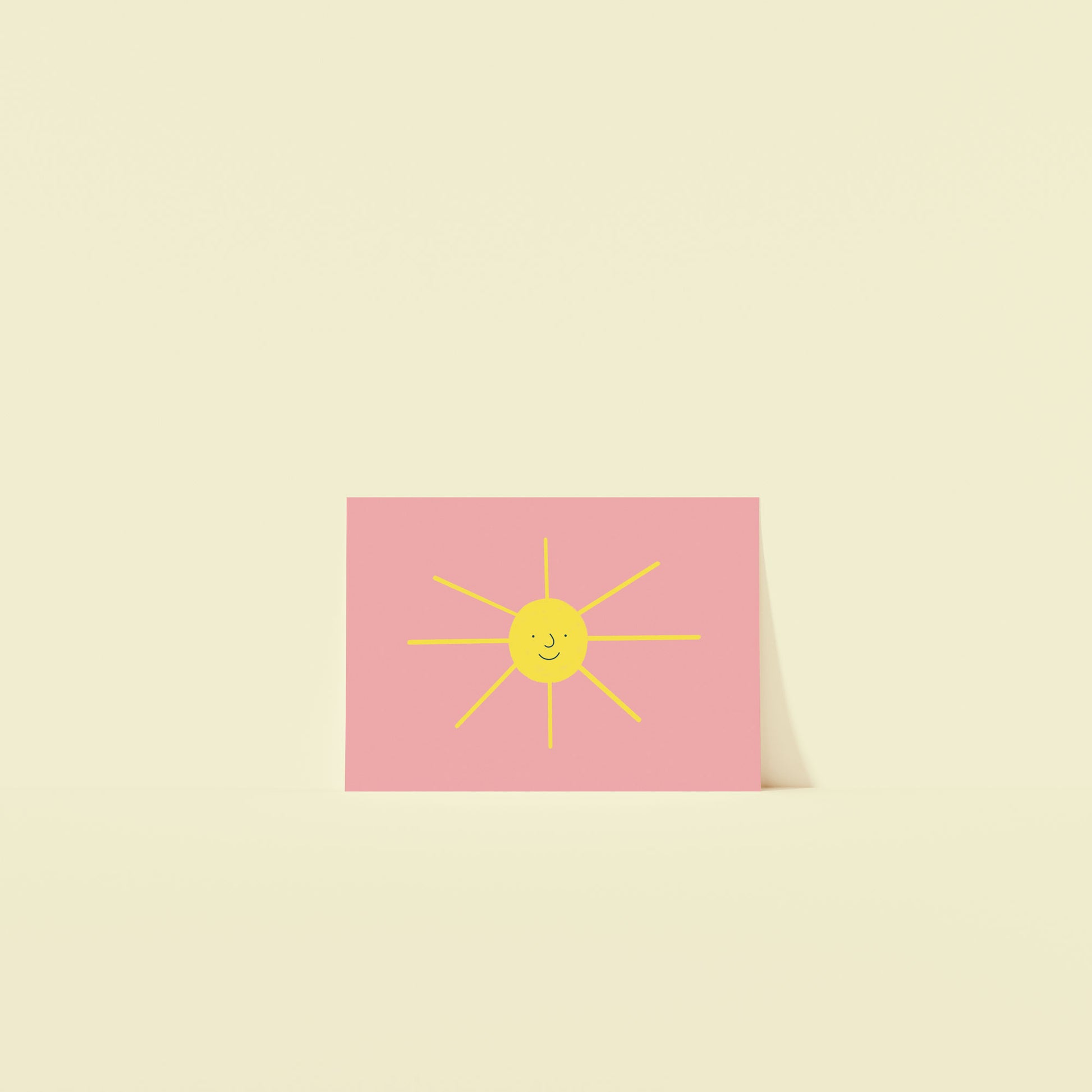 Happy Sun Postcard Print image 0