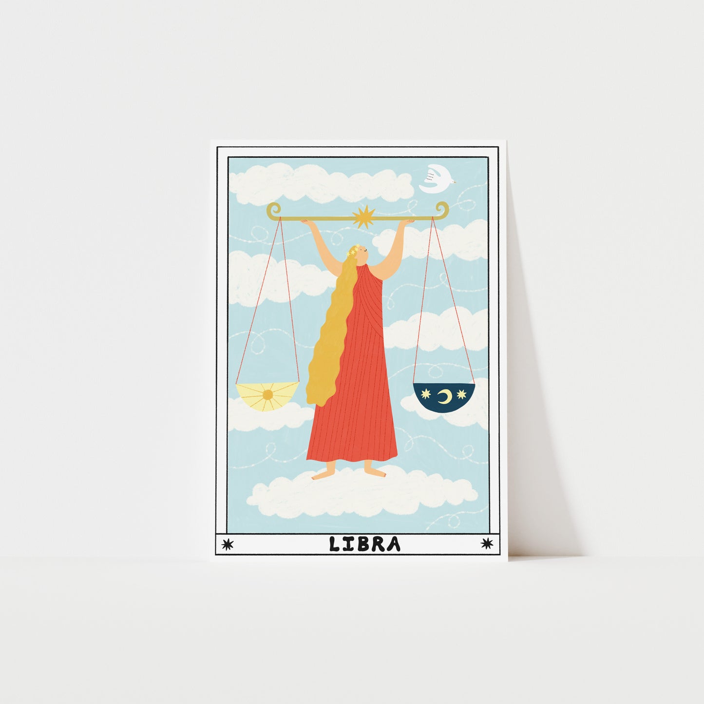 Tarot Libra Art Print image 0