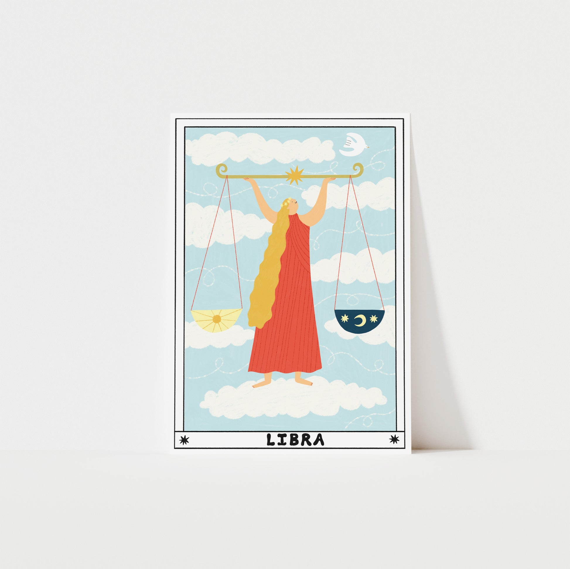 Tarot Libra Art Print image 0