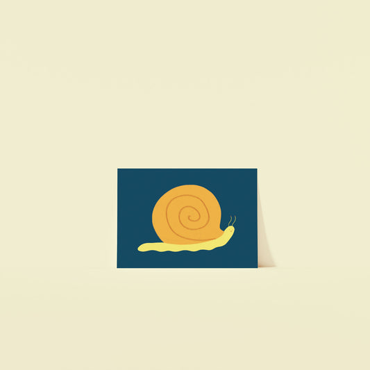 Snail Postcard Print image 0