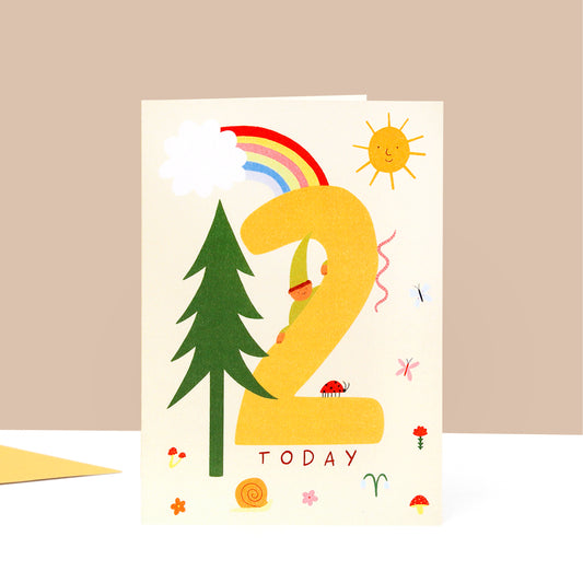 Age 2 Birthday Card image 0