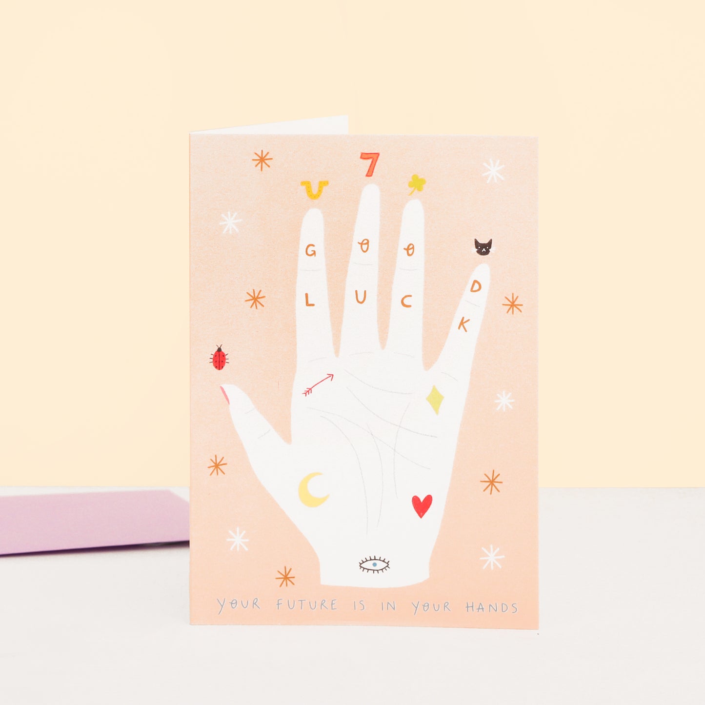 Palmistry Good Luck Card image 1