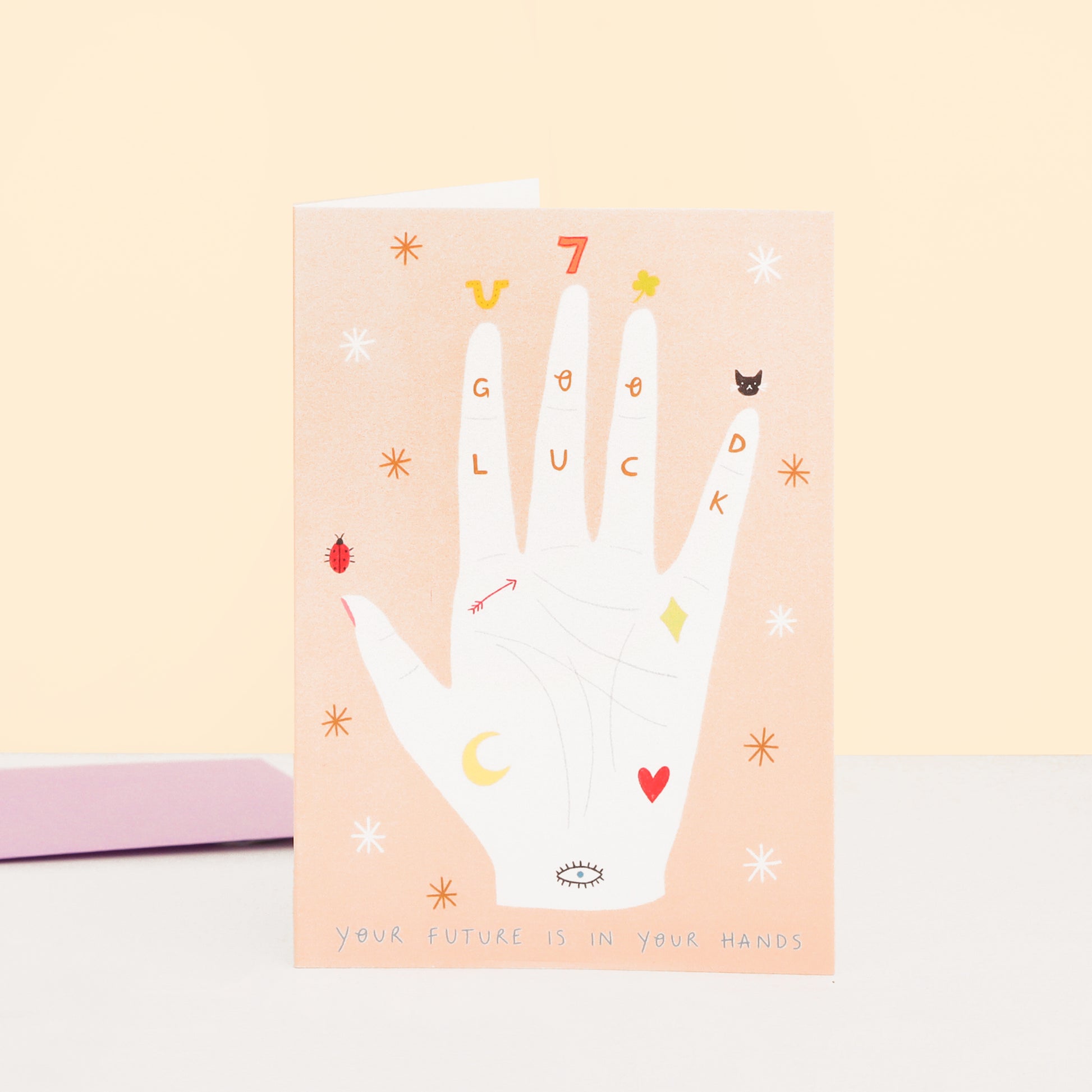 Palmistry Good Luck Card image 1