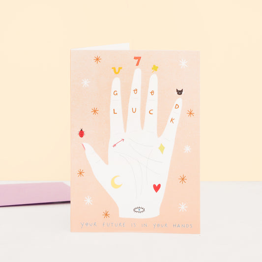 Palmistry Good Luck Card image 1