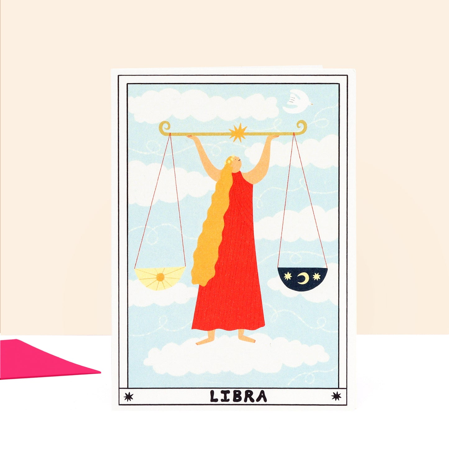 Tarot Libra Birthday Card image 1