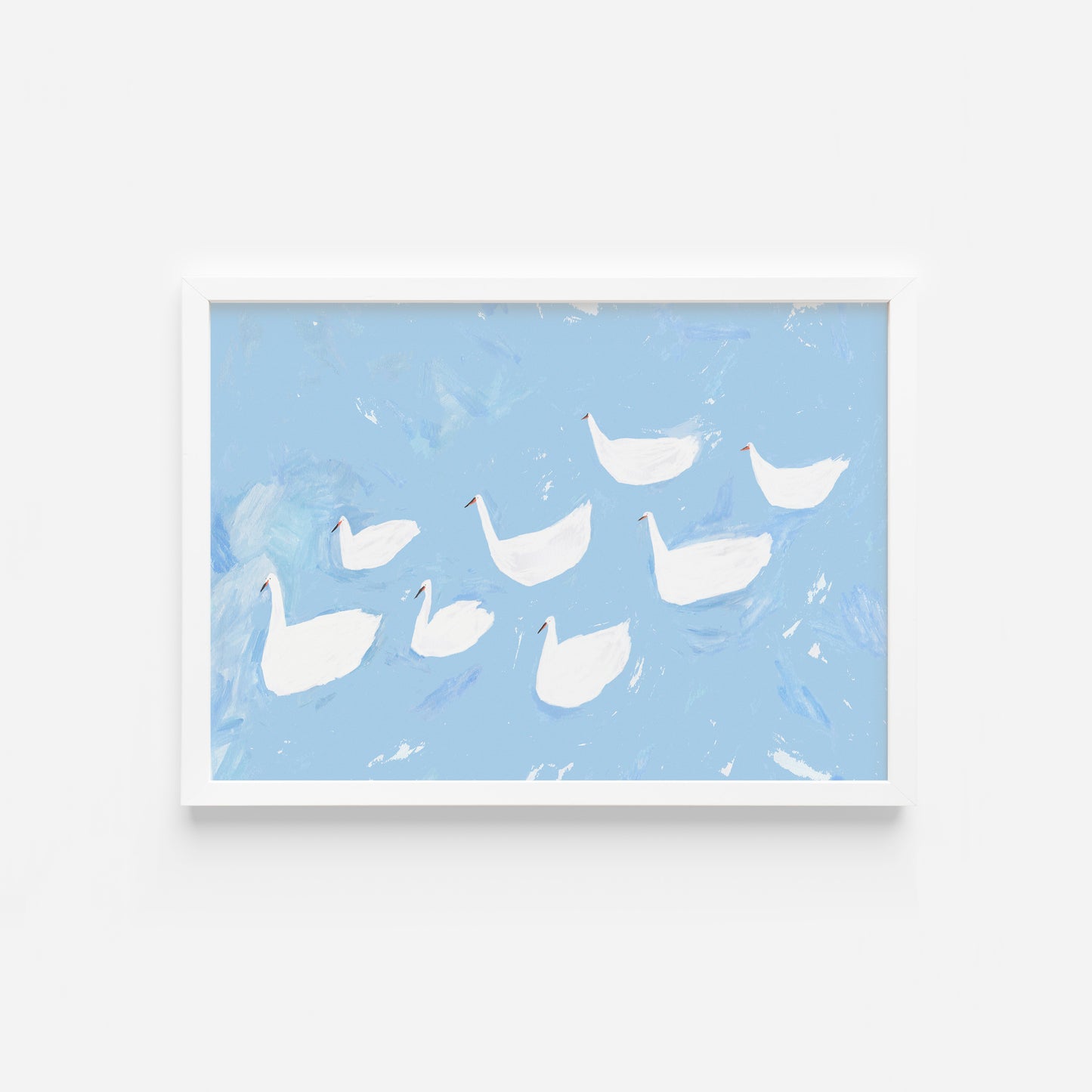 Delicate Swans Art Print image 9
