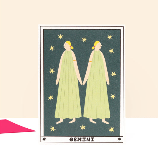 Tarot Gemini Birthday Card image 0
