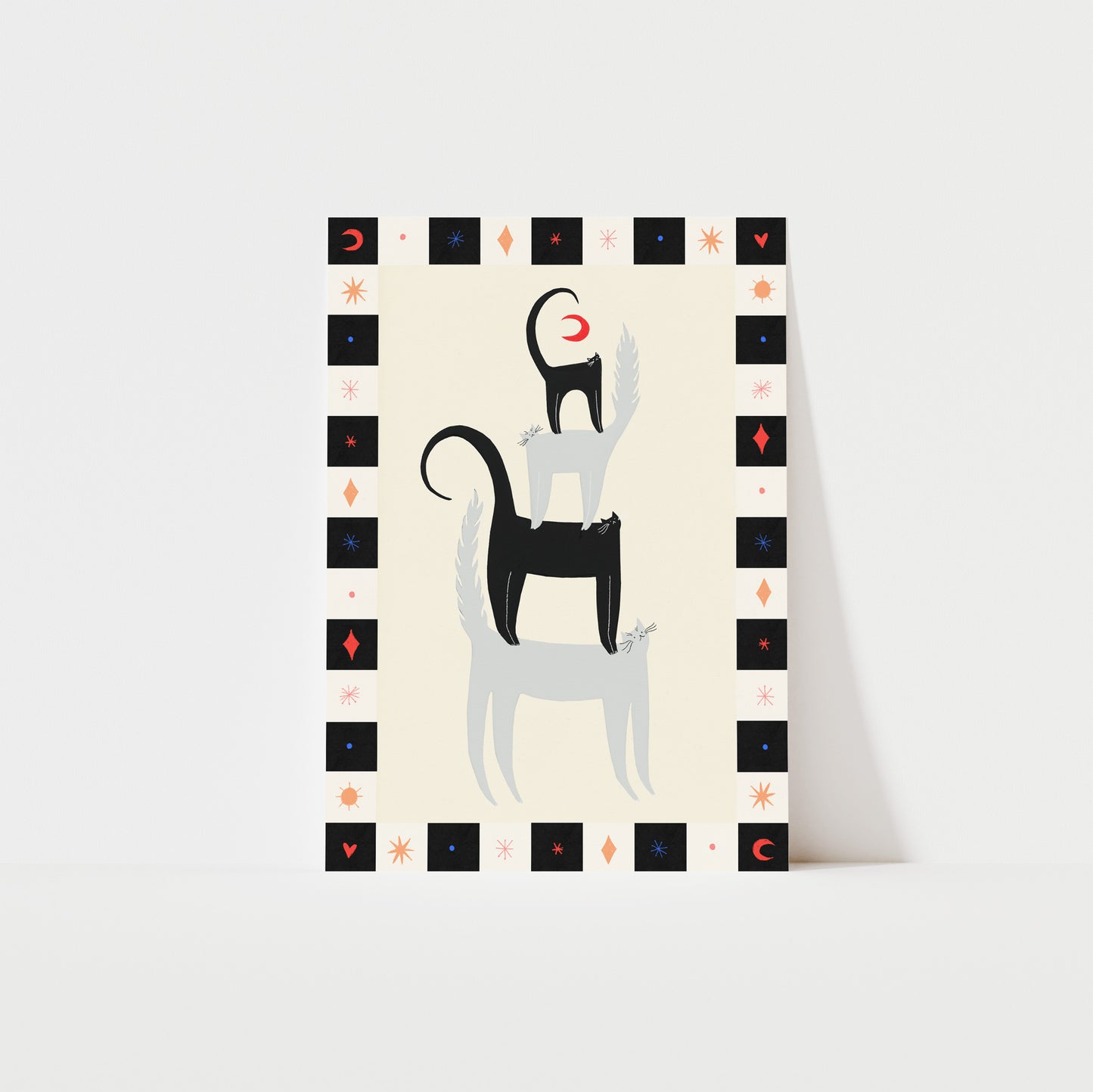 Cat Friends Art Print image 0