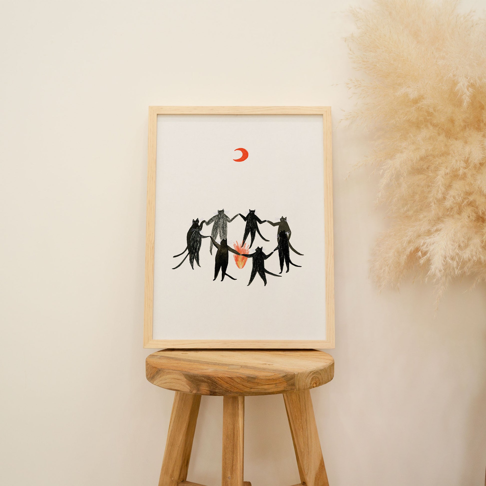 Mystic Cats Art Print image 4