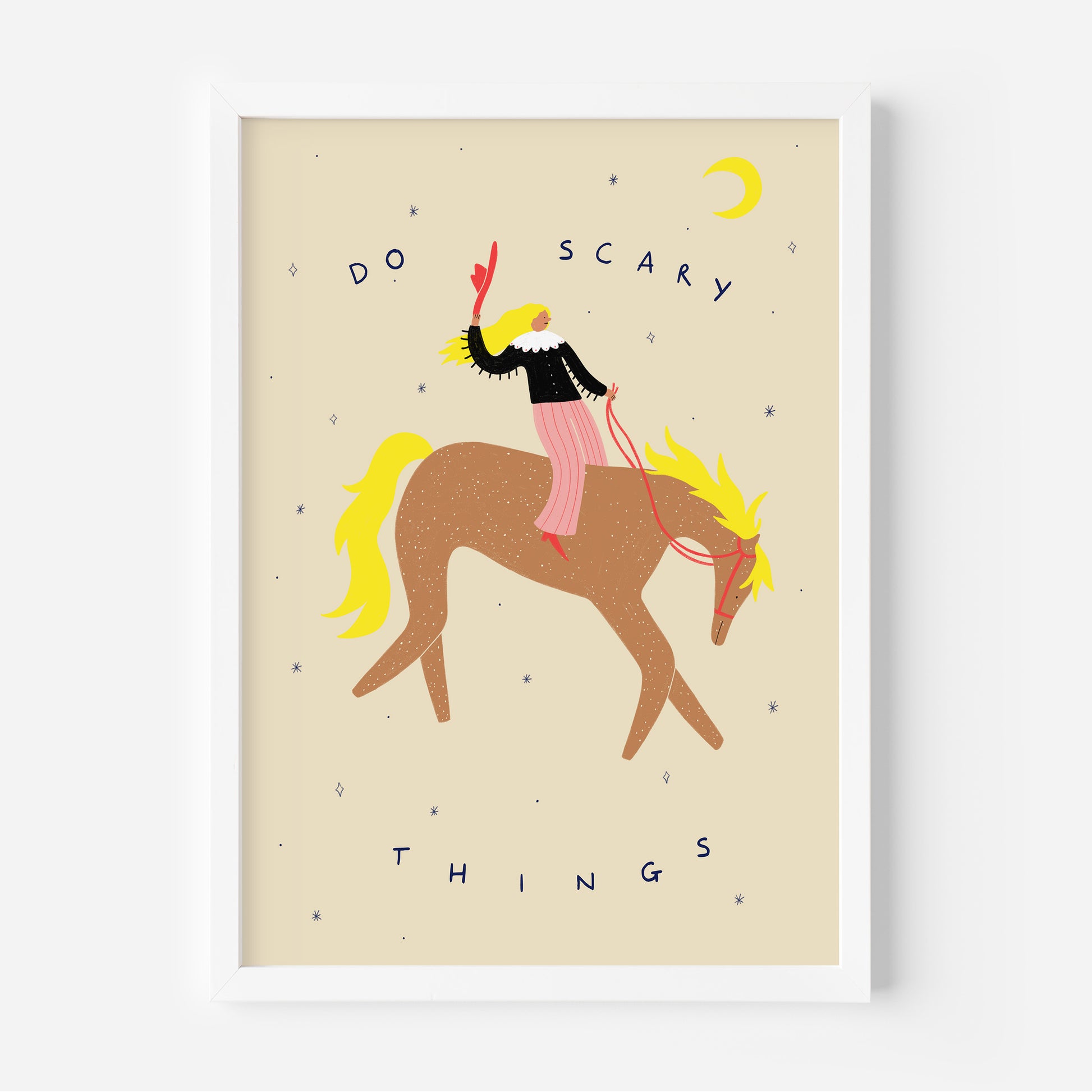 Do Scary Things Art Print image 2