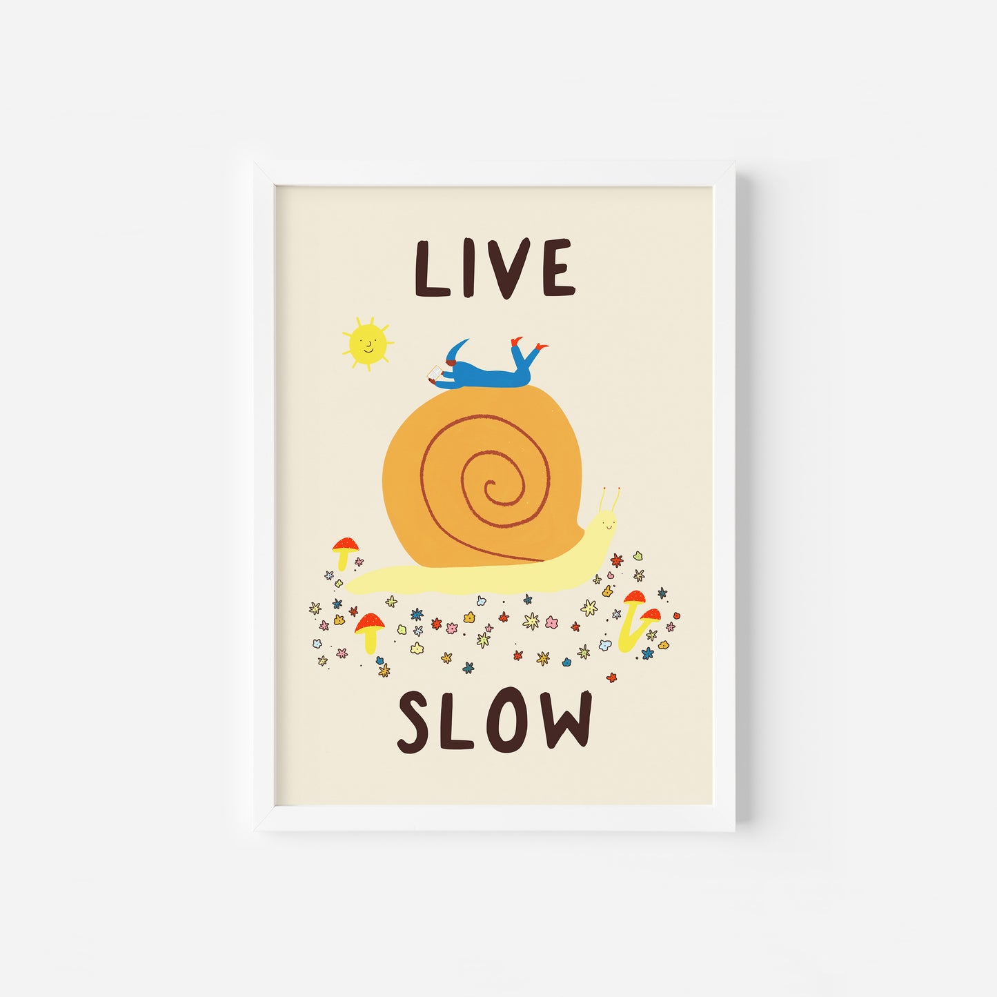 Live Slow Art Print image 6